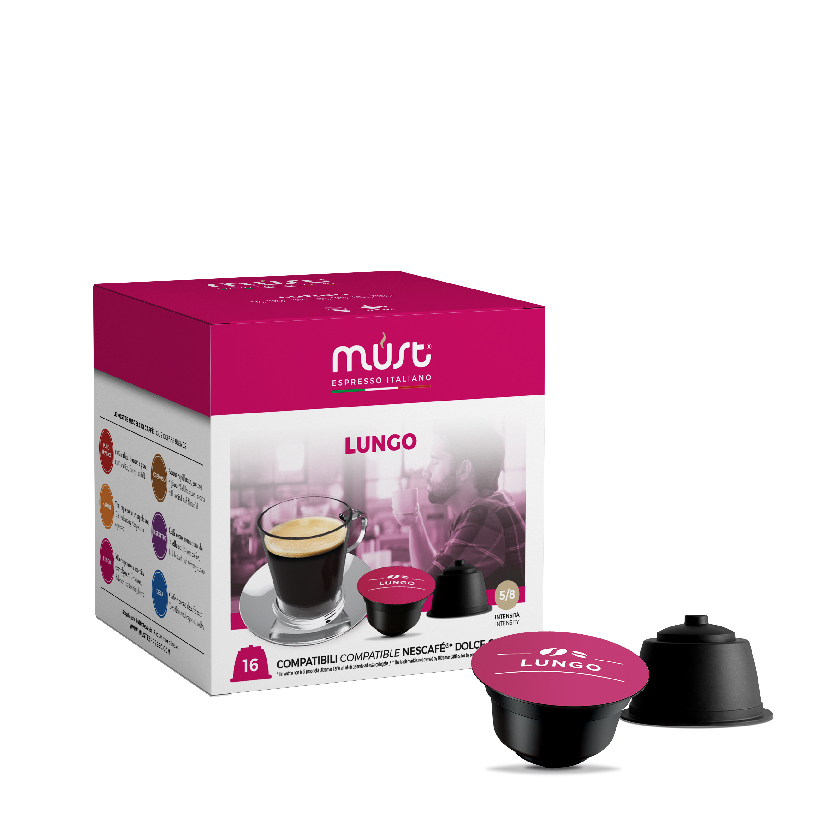 Lungo Must Espresso - Capsule Compatibili Dolce Gusto® - Capsule & Coffee