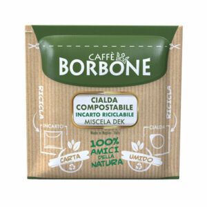 caffe borbone dek deca cialde caffe carta verde