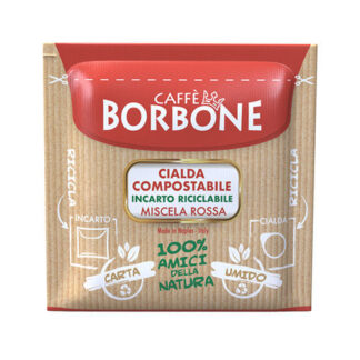 caffe borbone miscela rossa cialde carta caffe