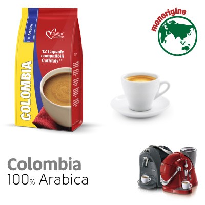 Capsule Caffè Caffitaly compatibili 100 % arabica colombia i