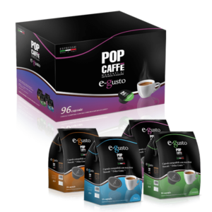 12 confezioni POP CAFFE a scelta Nescafe Dolce Gusto ARABICA, CREMOSO, INTENSO e DECA per un totale di 192 capsule