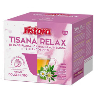 10 Capsule compatibili Nescafè Dolce Gusto Ristora Tisana Relax