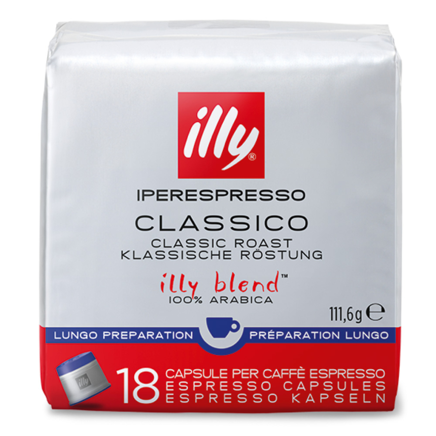 Illy Iper espresso 18 capsule espresso lungo - Capsule & Coffee