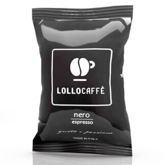 Lollo caffe 100 capsule Nero compatibili Lavazza* Espresso Point*