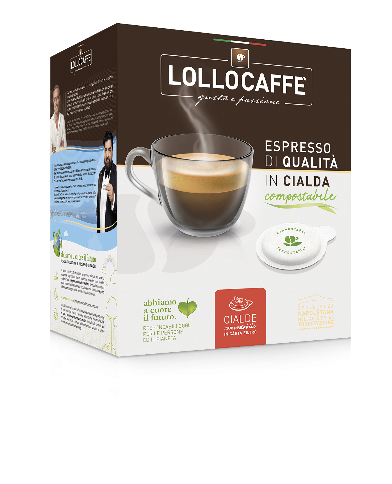 Lollo Caffè Cialda carta 44 Miscela Nera Nero in offerta sul ns