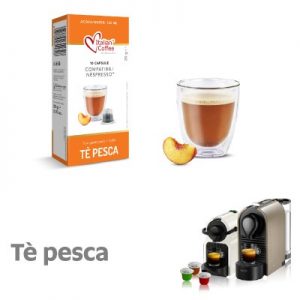 10 Capsule Te alla Pesca Italian Coffee compatibili macchine Nespresso