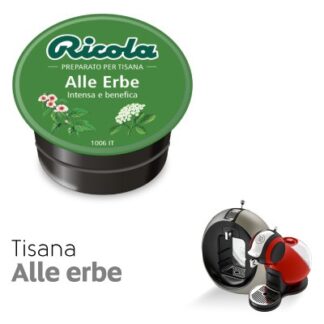 10 Capsule Ricola Tisana Alle Erbe compatibili Nescafé Dolce Gusto