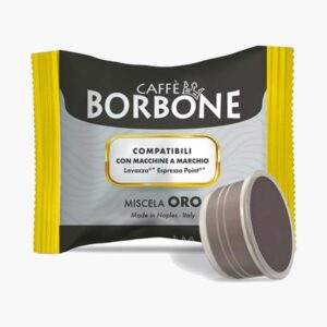 Caffè Borbone 100 Capsule Miscela Oro Compatibili Lavazza* Espresso Point *