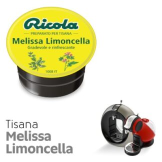 10 Capsule Ricola Tisana Melissa Limoncella compatibili Nescafé Dolce Gusto