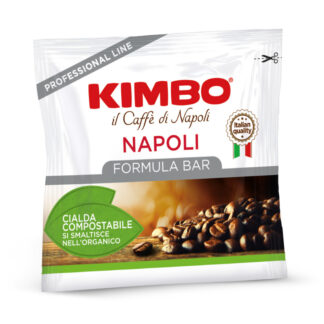 100 Cialde Compostabili Kimbo Caffè Miscela Napoli Espresso (più ne acquisti più risparmi)