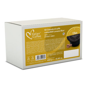 50 cialde capsule Italian Coffee Elisir 100% Arabica compatibili Lavazza* Blue* e In Black* Nims*