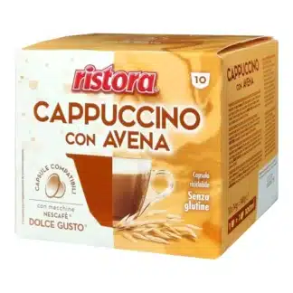 10 Capsule Ristora Cappuccino con Avena compatibili Nescafé Dolce Gusto