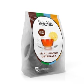 Dolce Vita 16 capsule Tè al limone Deteinato Bubble Tea compatibili Nescafè Dolce Gusto summer
