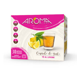 30 Capsule di Tè al Limone Aroma Light compatibili Lavazza* Espresso Point*