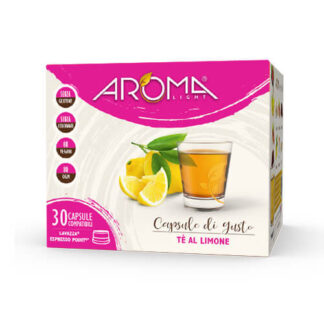 30 Capsule di Tè al Limone Aroma Light compatibili Lavazza* Espresso Point*