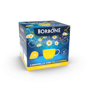 18 cialde carta ESE 44mm Camomilla con Melatonina Caffè Borbone