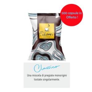 Filicori Zecchini - 500 capsule di caffè ATTIMO CLASSICO compatibili con sistema Lavazza* Espresso Point* in offerta
