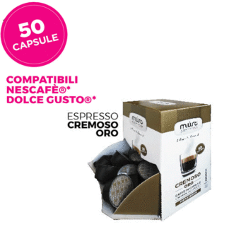 Must Espresso CREMOSO ORO – 50 capsule compatibili Dolce Gusto®