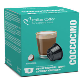 16 Capsule compatibili Nescafè Dolce Gusto Mokaccino al COCCO Italian Coffee