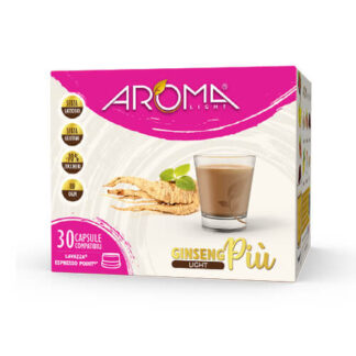 30 Capsule di Caffè Ginseng Light Amaro Senza Lattosio Aroma Light compatibili Espresso Point