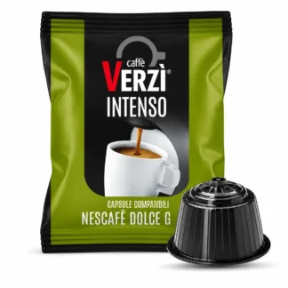 Caffè Verzi 50 capsule Intenso compatibili Nescafè Dolce Gusto
