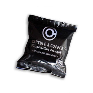 Capsule & Coffee 100 Capsule Caffè compatibili Lavazza* Espresso Point* PRODIGIO biodegradabili (più ne acquisti più risparmi)