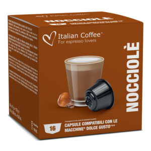 16 Capsule compatibili Nescafè Dolce Gusto Caffè Nocciola Nocciolè Italian Coffee