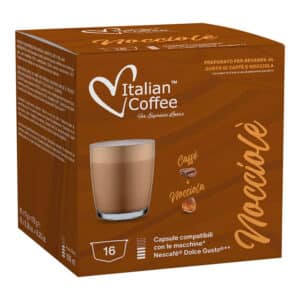 16 Capsule compatibili Nescafè Dolce Gusto Caffè Nocciola Nocciolè Italian Coffee