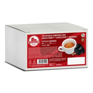 120 cialde capsule caffè Espresso Italiano Crema compatibili Lavazza* Firma* e Vitha Group