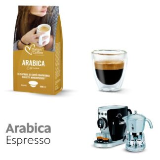 capsule cialde caffe bialetti arabica