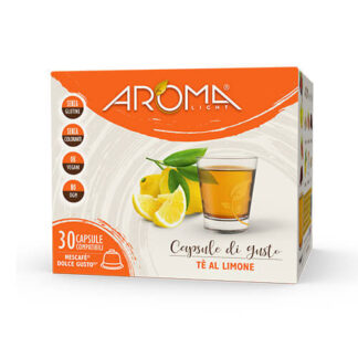 30 Capsule di  Tè al Limone Aroma Light Compatibili Dolce Gusto