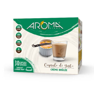 30 Capsule Crème Brûlée Aroma Light compatibili Lavazza* A Modo Mio*