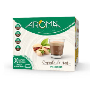 30 Capsule di Pistacchio Aroma Light compatibili Lavazza* A Modo Mio*