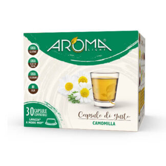 Aroma Light 30 Capsule di Camomilla compatibili Lavazza* A Modo Mio*