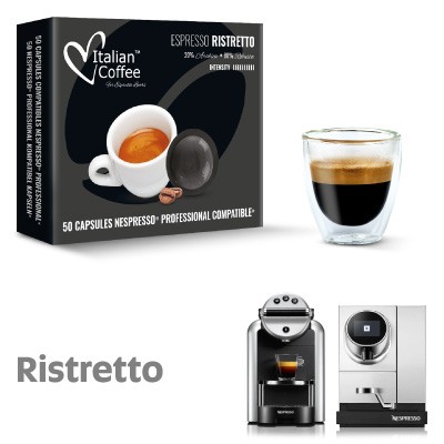 Café Ristretto 50 cápsulas - Café italiano Bocca della verità