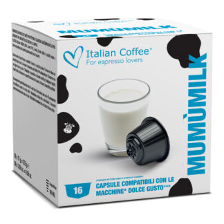 16 Capsule compatibili Nescafè Dolce Gusto LATTE scremato zuccherato MUMUMILK