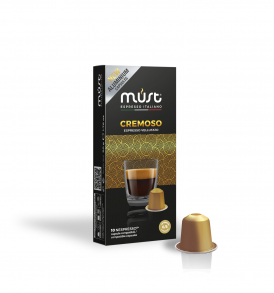 Must Espresso Cremoso – 10 capsule Alluminio Nespresso®* compatibili