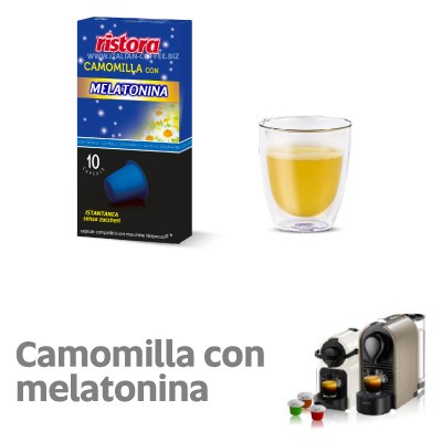 capsule camomilla melatonina nespresso ristora