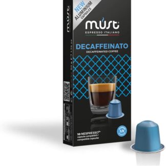 must espresso alluminio caffe decaffeinato capsule cialde