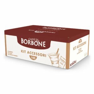 Kit Caffè Borbone 100 Bicchieri bicchierini Palette e Zucchero Borbone - Accessori