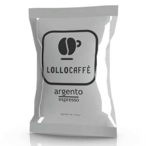 Lollo caffe 100 capsule ARGENTO compatibili Lavazza* Espresso Point*