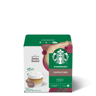 12 capsule STARBUCKS® Cappuccino by Nescafé® Dolce Gusto®, per caffè espresso