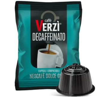 CAFFE VERZI 50 capsule DECAFFEINATO compatibili Nescafè Dolce Gusto