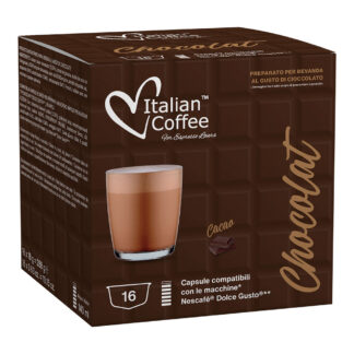 16 Capsule compatibili Nescafè Dolce Gusto Cioccolato CHOCOLAT Italian Coffee