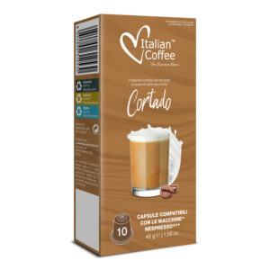 10 Capsule caffè Macchiato Italian Coffee compatibili Nespresso