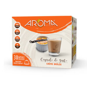 30 Capsule di Crème Brûlée Aroma Light compatibili Dolce Gusto