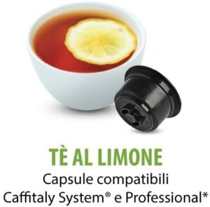 capsule caffitaly compatibili 60 cialde tè al limone