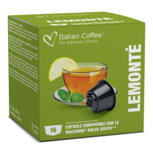 16 Capsule compatibili Nescafè Dolce Gusto Te al Limone Italian Coffee