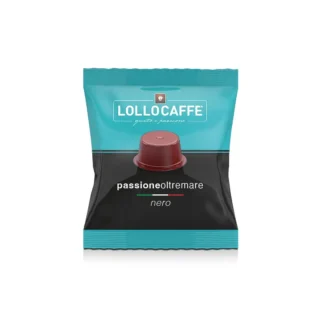 Lollo Caffè 100 capsule cialde compatibili Lavazza* BLUE* PassioneOltremare e in Black* Nims* miscela NERA
