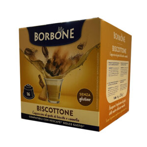 caffe borbone 16 dolce gusto biscottone nuove emozioni di gusto capsule cialde